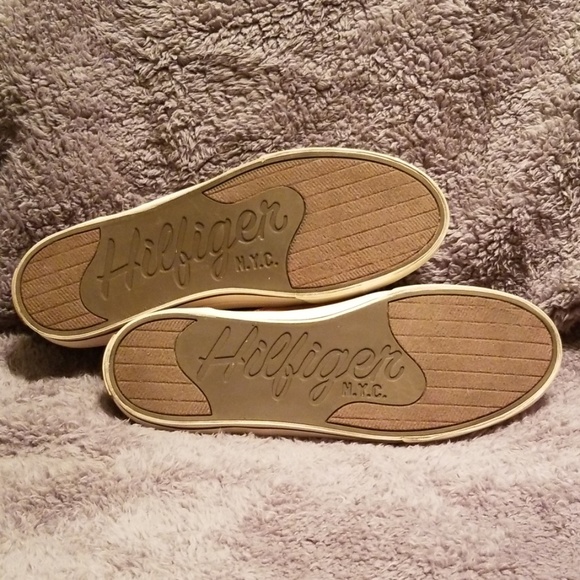 Tommy Hilfiger NYC Mens 10.5 Brown & Ivory - Picture 5 of 7